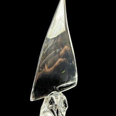 #Crystal Sailboat by Daum, France