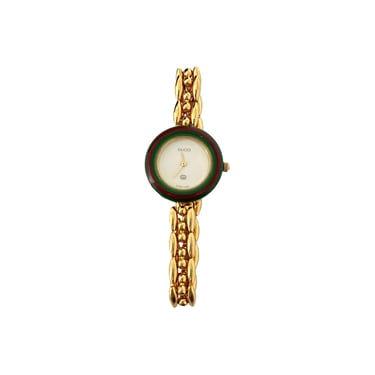 Gucci Gold Interchangeable Bold Bezel Watch