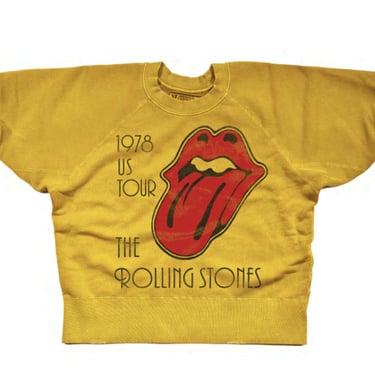 Rolling Stones 1978 Short Sleeve Sweatshirt