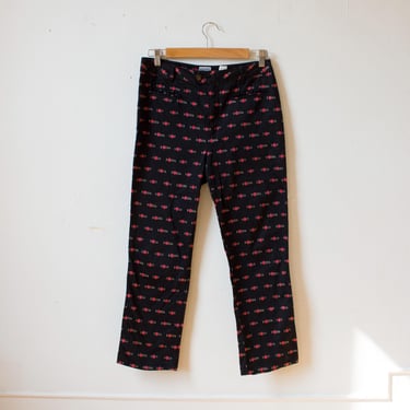 Y2K Moschino Polka Dot Pants | Skinny Cropped Capris 