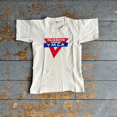 Vintage 1960s Champion Fairborn, OH YMCA Youth T Shirt 