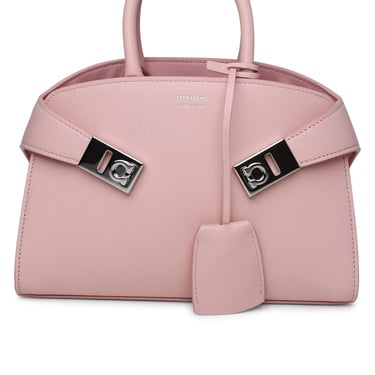 Salvatore Ferragamo Pink Leather Bag Woman