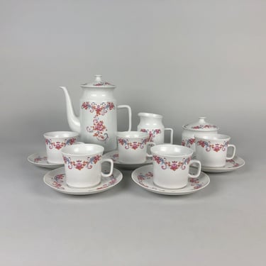 1964 Jaroslav Jezek Exlusive Porcelain Tea Set 