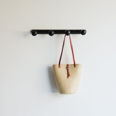 Black Bamboo Coat Rack