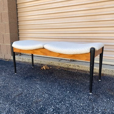 Midcentury Modern Arthur Umanoff for Washington Woodcraft Two-seat Bench 