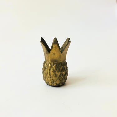 Petite Brass Pineapple Candle Holder 