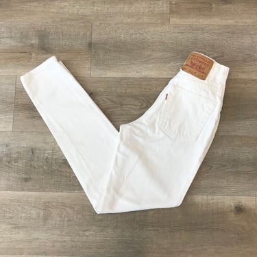 Levi's 512 White Vintage Jeans / Size 22 XXS 