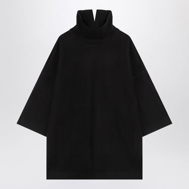 Fear Of God Black Cotton And Wool Turtleneck Sweater Men