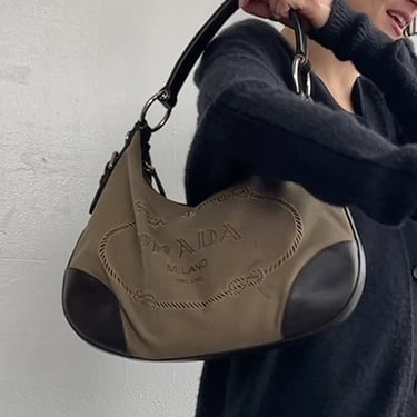 Prada Brown Hobo Bag