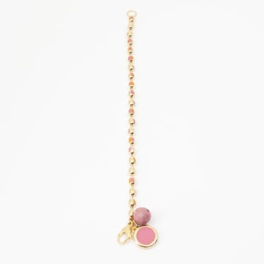 A. Carnevale Painted Ball Chain Bracelet - Pink