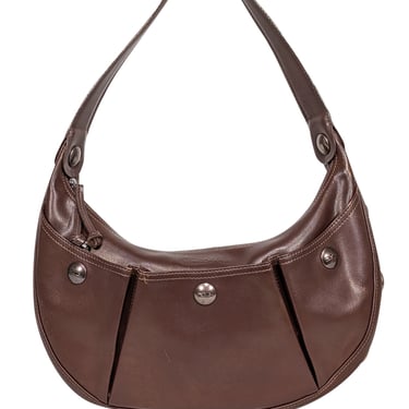 Longchamp - Brown Leather Shoulder Bag