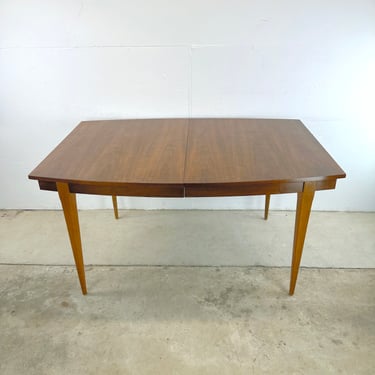 Mid-Century Walnut Dining Table w/ Removable Leaf 
