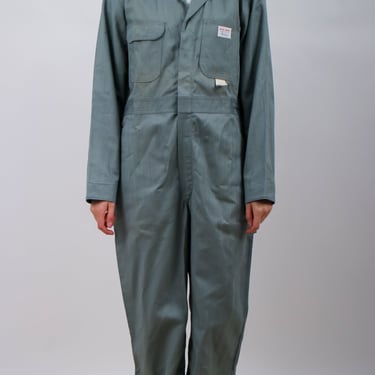 1950s Deadstock "Big Mac" by Penny Gray Sanforized Cotton Coveralls Jumpsuit