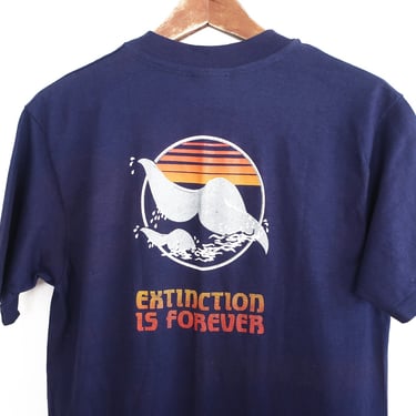 save the whales shirt / vintage whale shirt / 1980s Save the Whales Pacific Whale Foundation Maui t shirt Small 