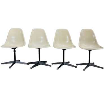 Early Herman Miller Swivel Shell Chairs by Charles Eames, 1955