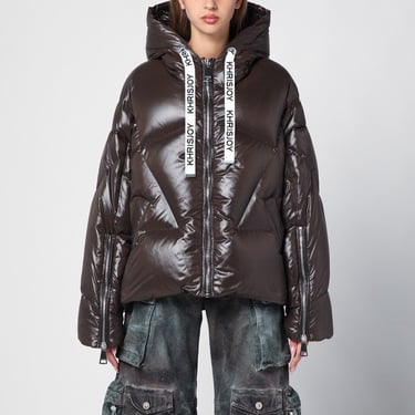 Khrisjoy Chocolate Khris Iconic Down Jacket Women