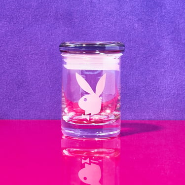 Playboy Bunny Glass Stash Jar