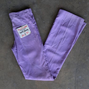 70s Deadstock Western Purple Pants