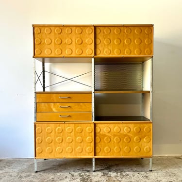 Vintage 2005 Birch and Metal Storage Cabinet by Ray and Charles Eames for Herman Miller 
