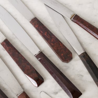 Vintage Bakelite Knife Eclectic Set Of 10