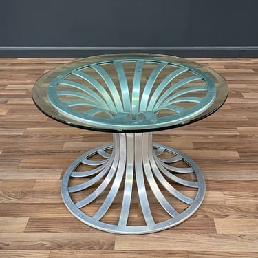 Mid-Century Modern Aluminum Side Table by Russell Woodard, c.1950’s 