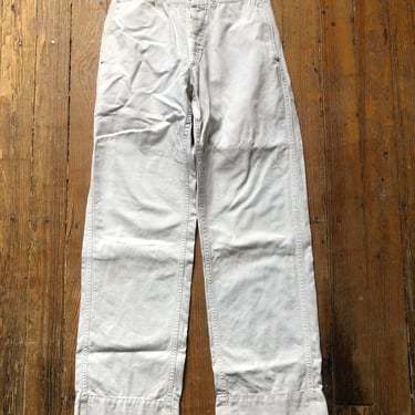 1930s Bone Button Work Pant 29 