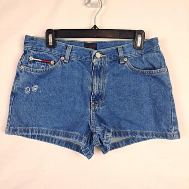 Vintage 2000s Tommy Hilfiger Low Rise Denim Shorts 