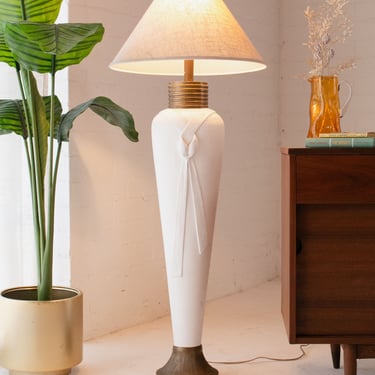 Gold Cream Post Modern Floor Lamp
