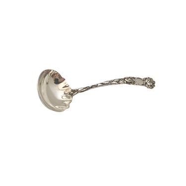 Sterling "Bridal Rose" Sauce Spoon 