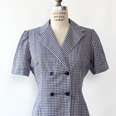 Leslie Gingham Top M