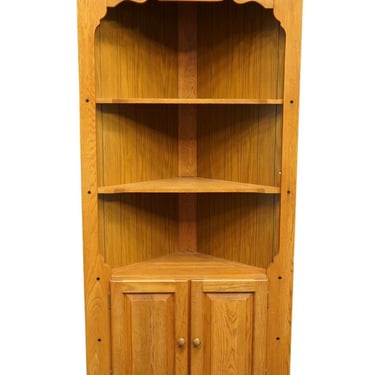 KINCAID FURNITURE Oak Country French Corner Cabinet Bookcase 57-080 