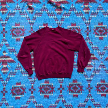 Vintage 70s Athletic Raglan Sweatshirt 