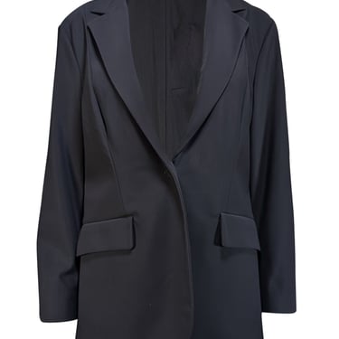 Theory - Black Single Button "Riding" Blazer Sz 12