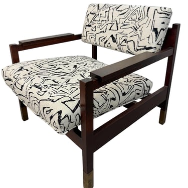 Mid-Century Modern Rosewood Arm Chair 