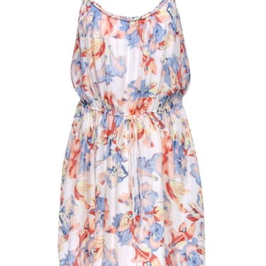 Joie - Multicolor Floral Print Silk Sleeveless Dress Sz S