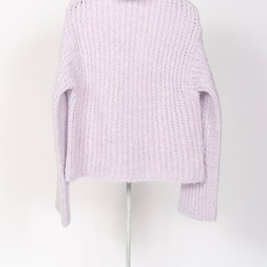 11128_My Knit - Ribbed Oversized Sweater - Twilight