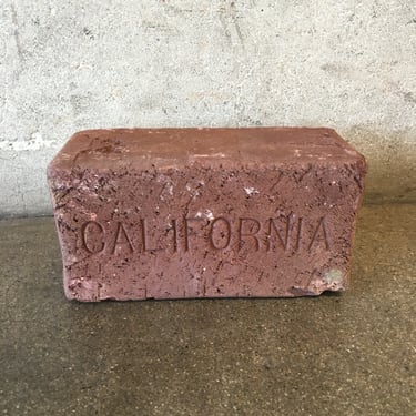 100 Year Old Highway Brick Paver &quot;California&quot;