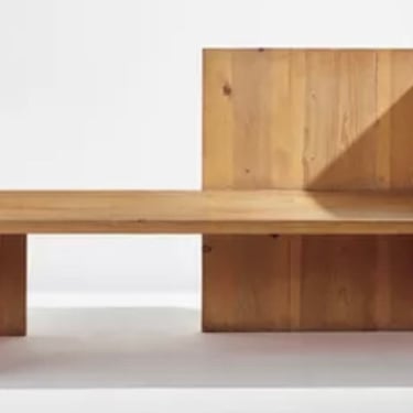 Minimalist daybed inspired by Judd in maple veneercore with solid edging 