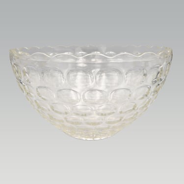 PUNCH BOWL Federal Glass Yorktown Crystal | Vintage Party Decor 