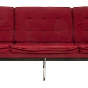 Vintage Knoll Parallel Bar "Model 53" 3-Seat Sofa
