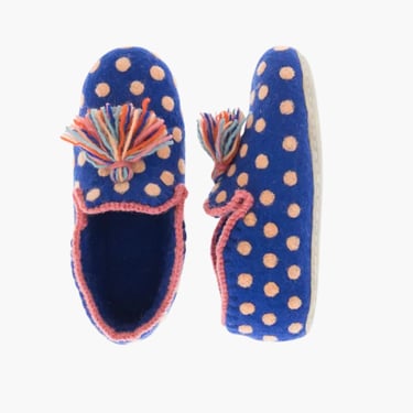 Spots + dots slippers