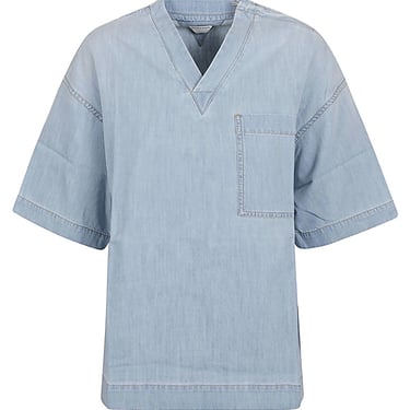 Bottega Veneta Women Denim Cotton Blouse