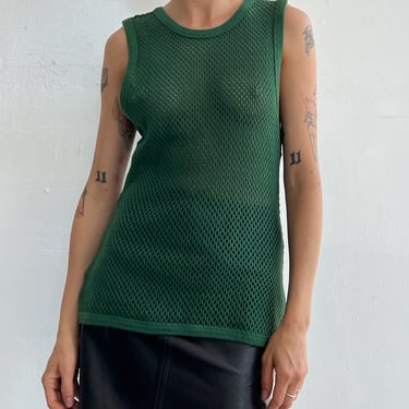 Ulla Johnson Emerald Fishnet Tank