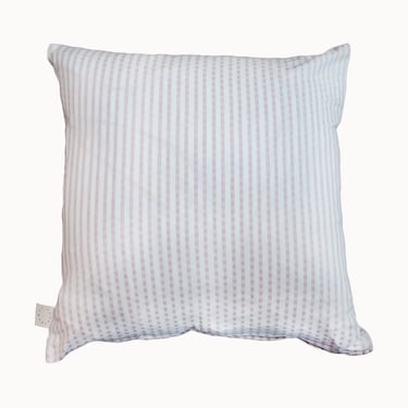 Cotton Percale Striped Pillow