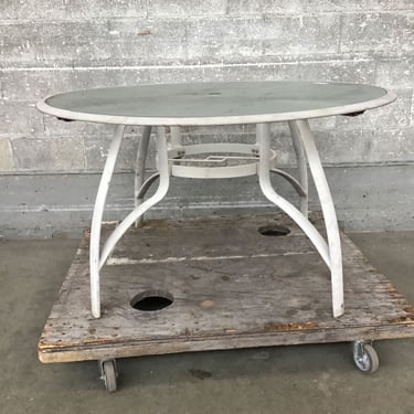 Glass Top Patio Dining Table (Seattle)