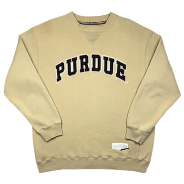 Vintage 90s/Y2K Colosseum University of Purdue Boilermakers Embroidered Collegiate Crewneck Sweatshirt Pullover Size Large/XL 