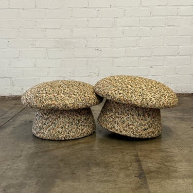 Speckled Tapered Mushroom Ottoman- Sold Separately 