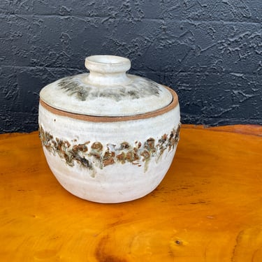 Midcentury Lidded Signed Pottery