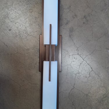 Two Light Contemporary Sconce 4.5 x 23.5 x 4.25