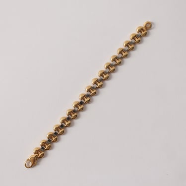 Vintage Two Tone Chain Bracelet